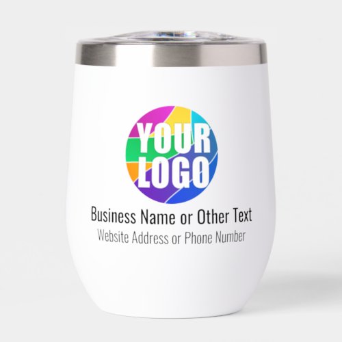 Your Promotional Business Logo Corporate Giveaway Thermal Wine Tumbler