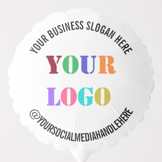 Your Promotional Business Party Balloon Template (Front)