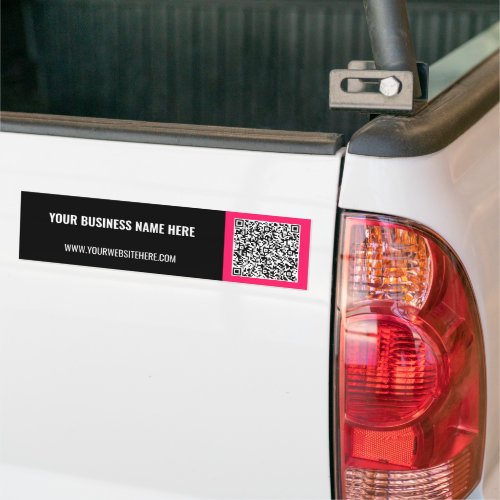 Your Promotional Business QR Code Bumper Stickers