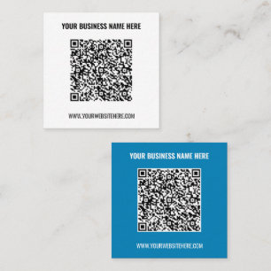 Your Promotional QR Code Business Card Template