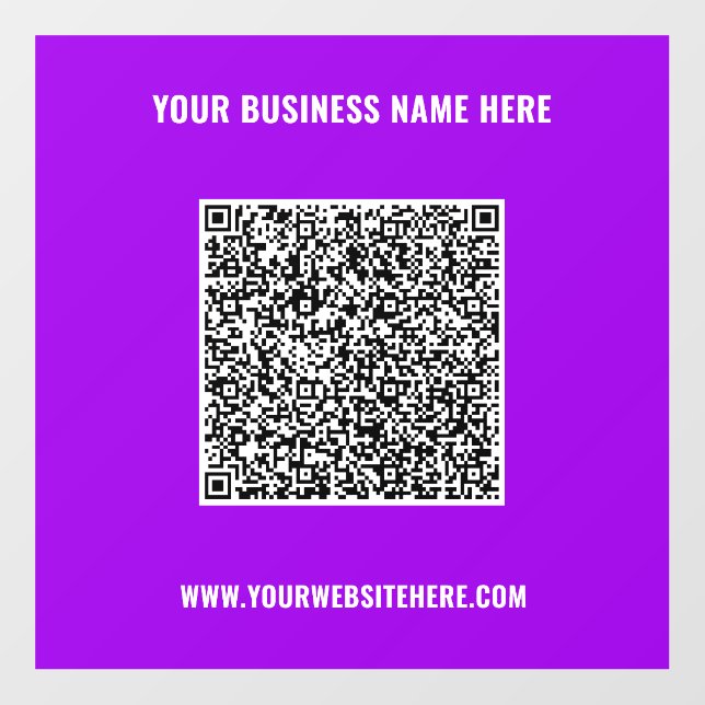 Your Promotional QR Code Floor Decals Template (Front)