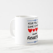 Your Pullout Game Is Weak Happy Fathers Day Coffee Mug (Front Left)