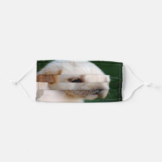 Your (Puppy) Image Here Adult Cloth Face Mask (Front, Folded)