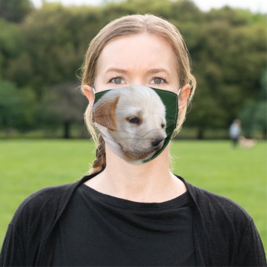 Your (Puppy) Image Here Adult Cloth Face Mask (Outside)
