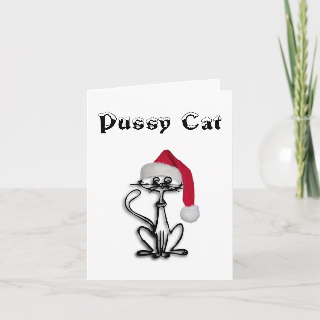 Your Purrfect Christmas Birthday Card (Front)