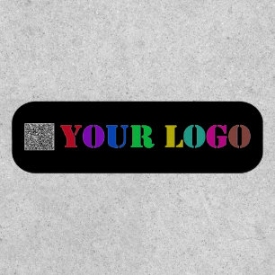 Your QR Code and Company Logo Patch Choose Colors