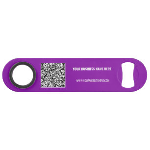 Your QR Code and Custom Text Bar Key Template
