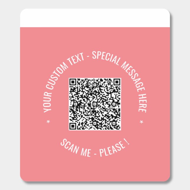 Your QR Code and Custom Text Personalized Breath Savers® Mints (Sticker)