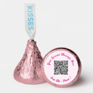 Your QR Code and Custom Text Personalized Gift Hershey®'s Kisses®