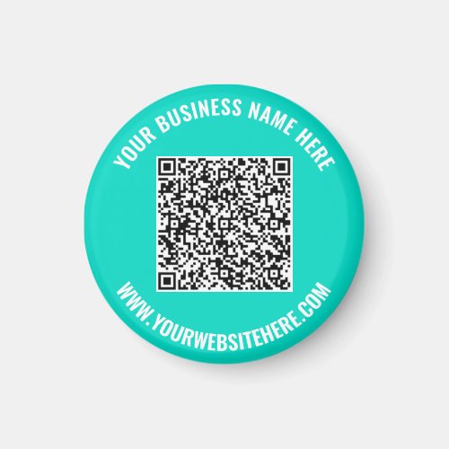Your QR Code and Text Business Promotional Magnet