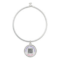 Your QR Code Bracelet Scan Custom Text and Colors
