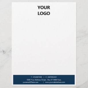 Your QR Code Business Letterhead Example with Logo