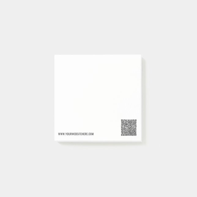 Your QR Code Business Post-it® Notes Template (Front)
