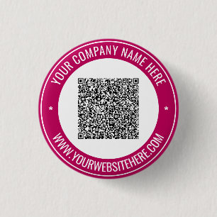 Your QR Code Business Promotional Buttons Template