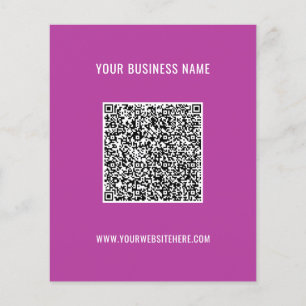 Your QR Code Business Promotional Flyer Example