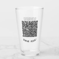 Your QR Code Business Promotional Glass Template