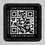 Your QR Code Business Promotional Marketing Black Patch