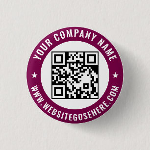 Your QR Code Business Promotional Template Design Button