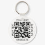 Your QR Code Business Website Simple Promotional Keychain
