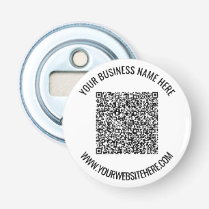 Your QR Code Custom Text Bottle Opener Template