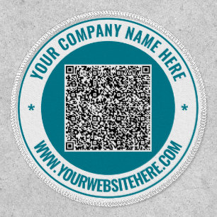 Your QR Code Custom Text Business Patch Template