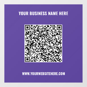 Your QR Code Custom Text Promotional Floor Decals