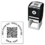 Your QR Code Custom Text Round Self-inking Stamp