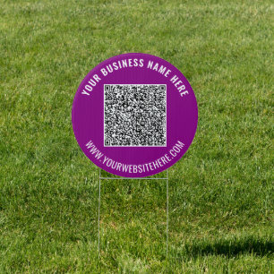 Your QR Code Custom Text Your Sign Choose Colors