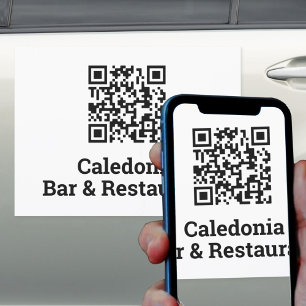 Your QR Code Design Car Magnet