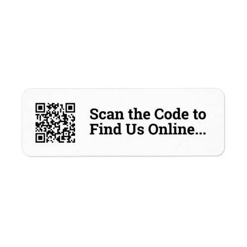 Your QR Code Design Label