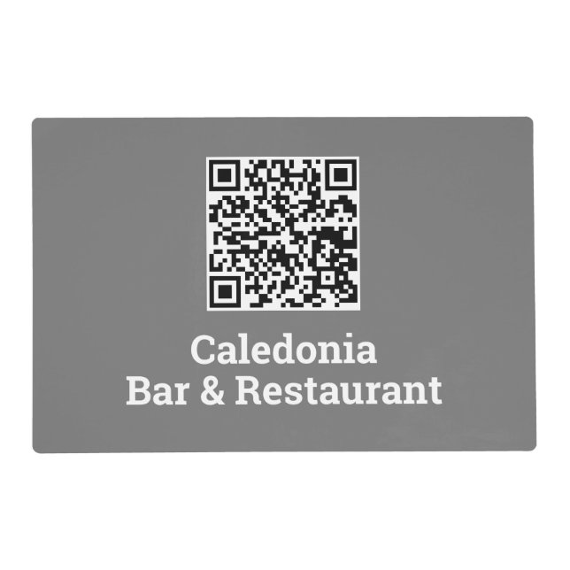 Your QR Code Design Placemat (Front)