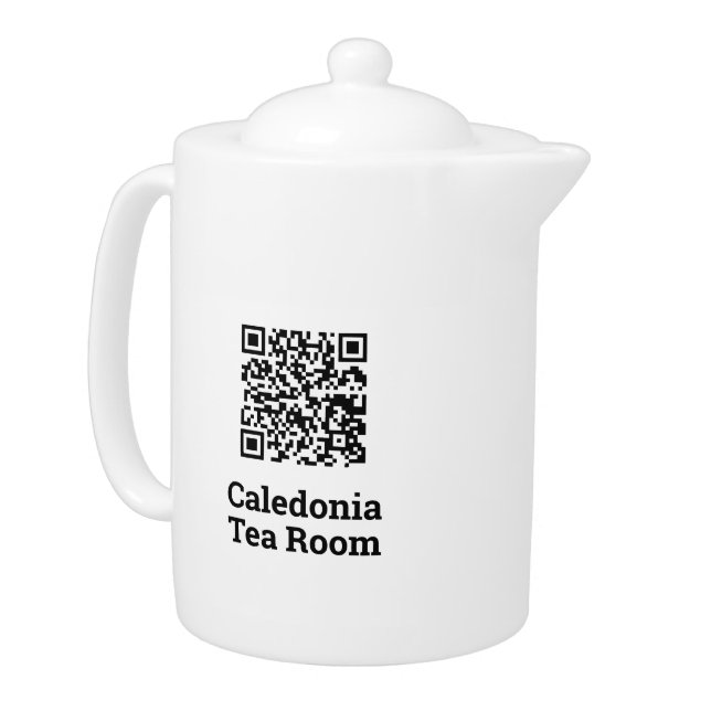 Your QR Code Design Teapot (Left)