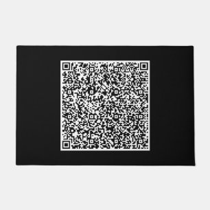 Your QR Code Doormat Template Custom Color