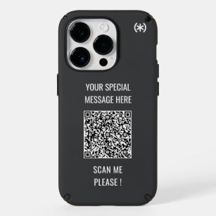 Your QR Code Info Special Text Surprise Gift Speck iPhone 14 Pro Case