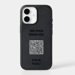 Your QR Code iPhone Case Custom Text and Color
