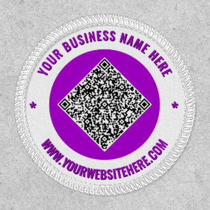 Your QR Code Name Info Promotional Business Patch