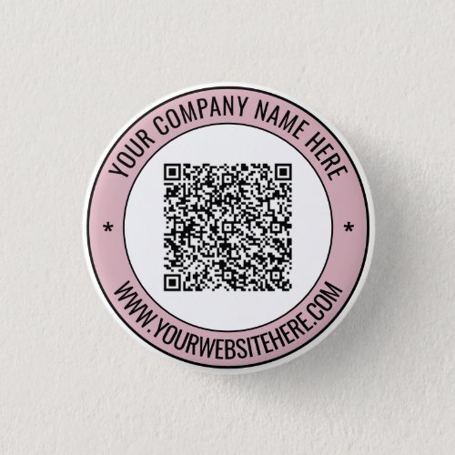 Your QR Code Name Website Color Promotional Button