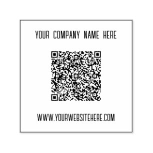 Your QR Code Name Website Stamp Example