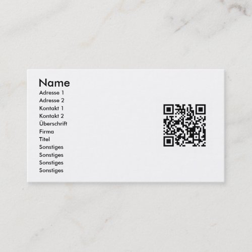 Your aileron code on visiting cards business card template