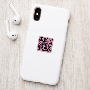Your QR Code on Light Pink Patch