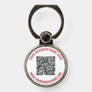 Your QR Code Phone Ring Stand with Custom Text