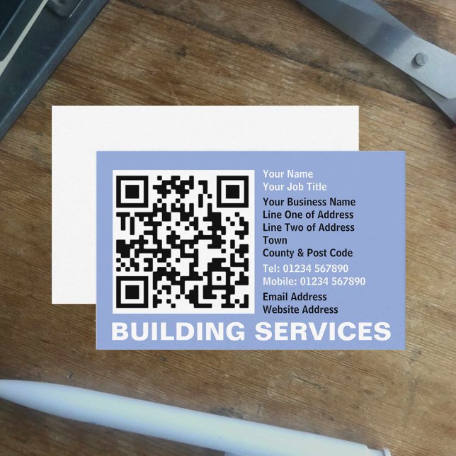 Your QR Code Plus Business Details Business Card (Creator Uploaded)