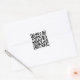 Your QR Code Plus Business Details Square Sticker | Zazzle