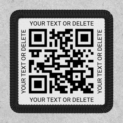 Your QR Code Professional Business Promotional Patch