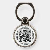 Your QR Code Professional Business Promotional Phone Ring Stand (Front)