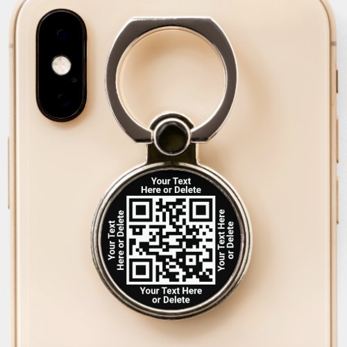 Your QR Code Professional Company Promotional Phone Ring Stand