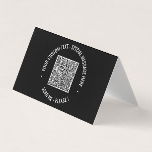 Your QR Code Promotional Business Cards Example