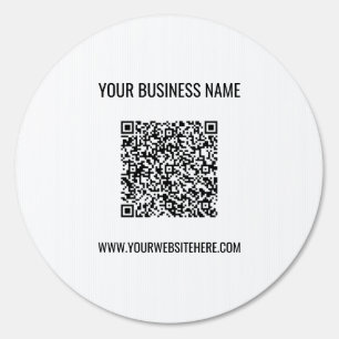 Your QR Code Promotional Business Sign Example