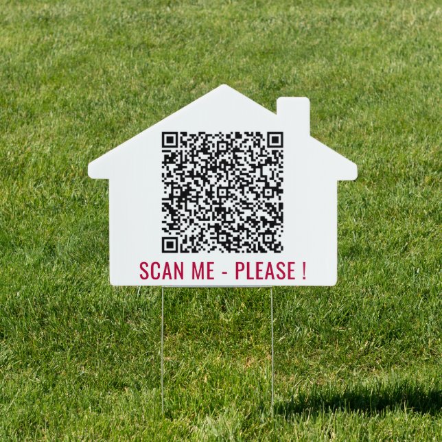 Your QR Code Scan Info Business Promotional Sign (Insitu)