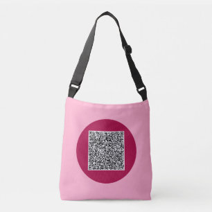 Your QR Code Scan Info Custom Color Personalized Crossbody Bag